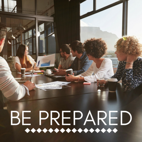 Be Prepared